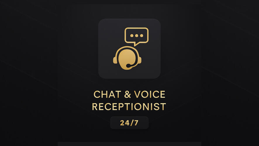 24/7 Chat &amp; Voice Receptionist